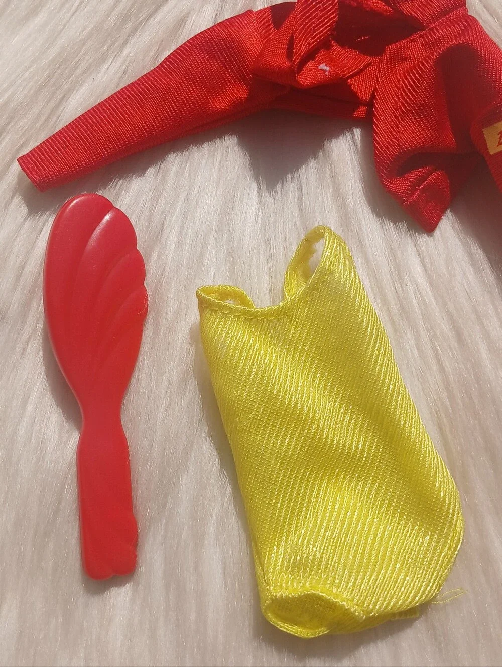 Baywatch Barbie Red Jacket Vintage 90s Doll Clothing Clothes Yellow Swimsuit